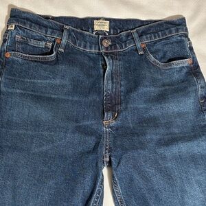 Citizens Of Humanity Premium Vintage Denim Demy Cropped Flare Jeans